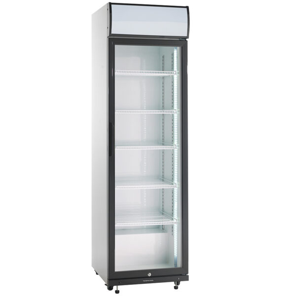 Vitrina frigorifica verticala cu iluminare frontala, 360 litri