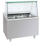 Bain marie cu vitrina FROST, 3 cuve GN1/1