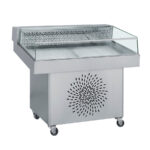 Vitrina frigorifica pentru peste, 1100x850mm