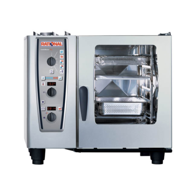 GRCB2GRRA.000106728 Cuptor pe gaz inteligent RATIONAL CombiMaster Plus XS, 6 tavi GN1/1 - imagine 1