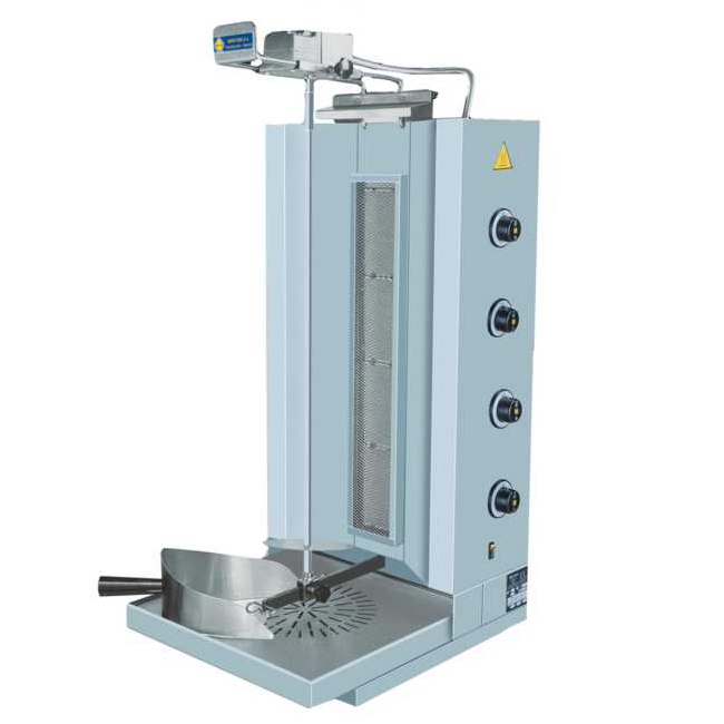 GSDG451 Aparat kebab gaz cu 4 arzatoare, 40kg - imagine 1