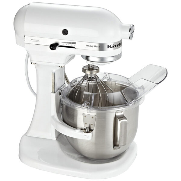 Mixer planetar cu bol 5.2L, Model HEAVY DUTY, White – KitchenAid