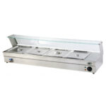 Bain-Marie 4 GN1/3 cu supapa pentru scurgere
