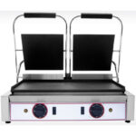 Toaster dublu cu mecanism prin apasare pe placi netede, 565x310mm