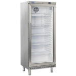 Dulap frigorific din inox pentru patiserie cu usa din sticla, 400 litri