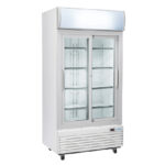 Vitrina frigorifica cu 2 usi glisante, 800 litri