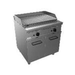 Grill cu roca vulcanica si dulap, 800x700mm