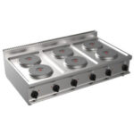Masina de gatit electrica cu 6 plite, 1200x700mm