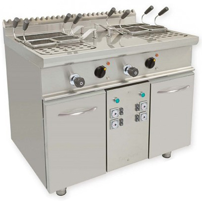 Masina electrica automata de gatit paste, 40+40 litri