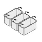 Set cosuri 3xGN1/3 pentru masina de gatit paste