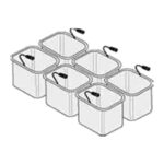 Set cosuri 6xGN1/6 pentru masina de gatit paste