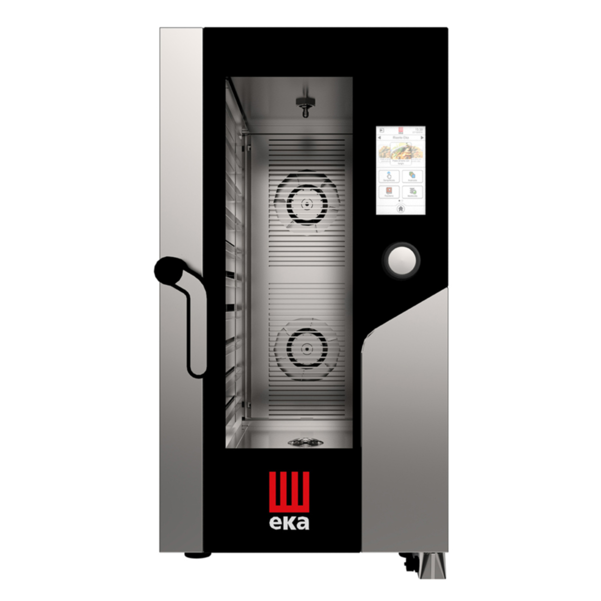 IEMKF1011VCTS01 Cuptor electric combi steamer COMPACT, 10 tavi GN1/1, cu boiler si touchscreen - imagine 1