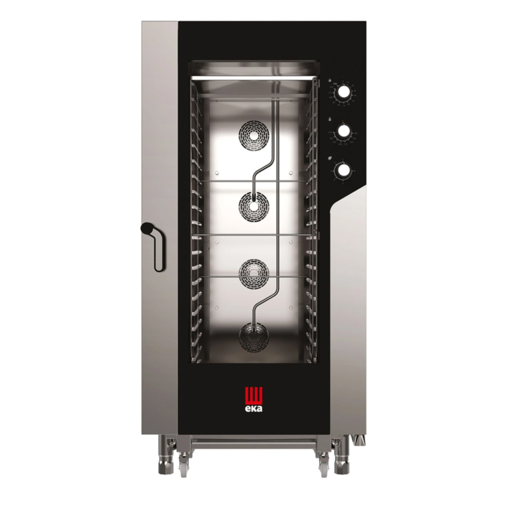 IEMKF2011S01 Cuptor electric combi steamer, 20 tavi GN1/1, electromecanic - imagine 1