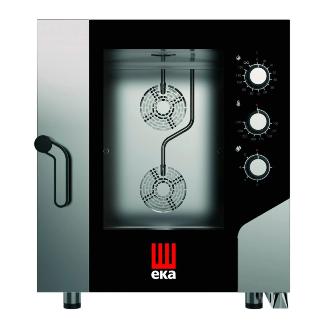 IEMKF711S01 Cuptor electric combi steamer, 7 tavi GN1/1, electromecanic - imagine 1