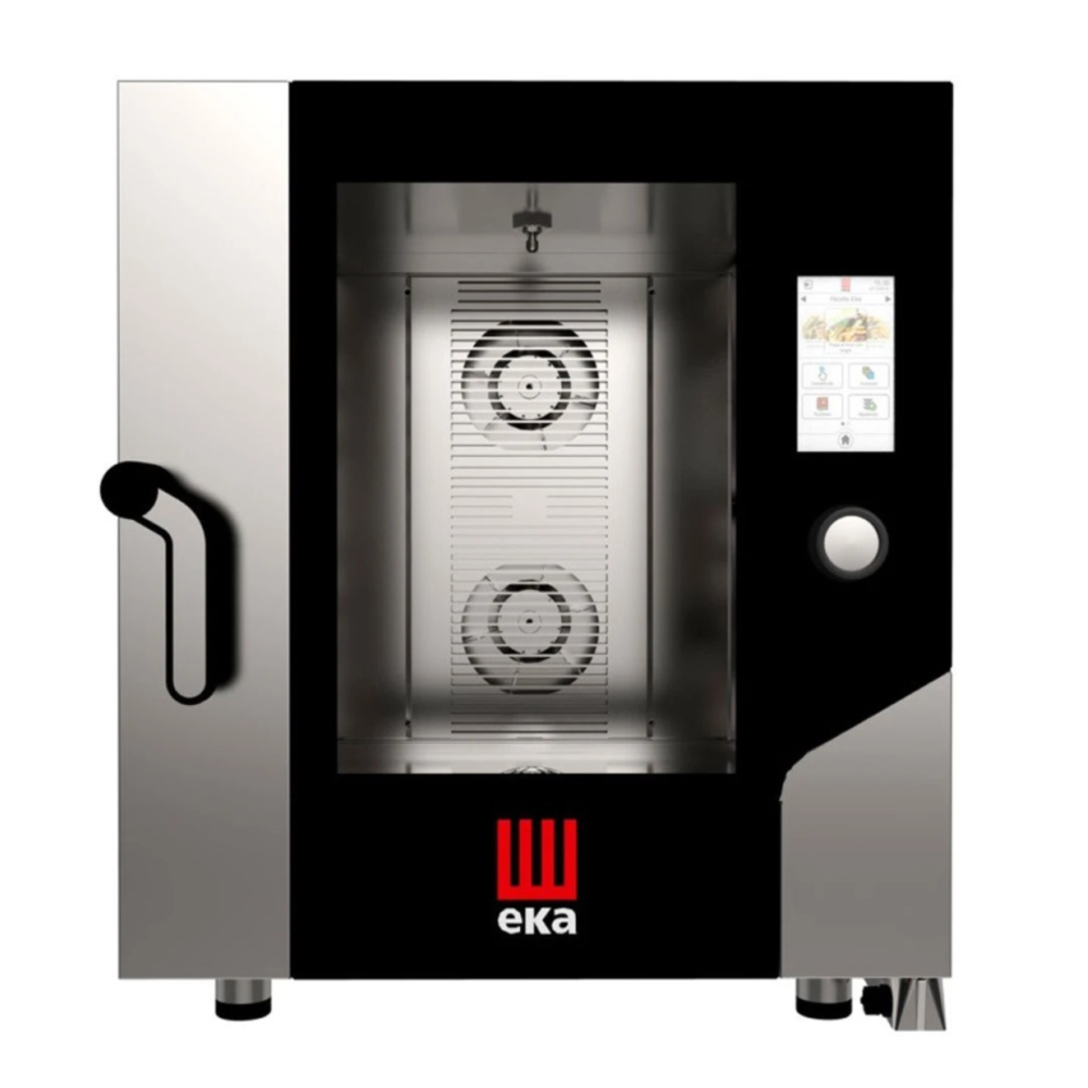 IEMKF711VTS01 Cuptor electric combi steamer, 7 tavi GN1/1, cu boiler si touchscreen - imagine 1
