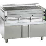 Grill cu roca vulcanica pe gaz, 1140x700mm