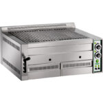 Grill cu roca vulcanica pe gaz, 810x700mm