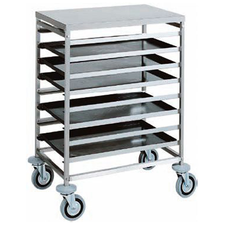 Carucior pentru transport, 8 tavi 600x400mm