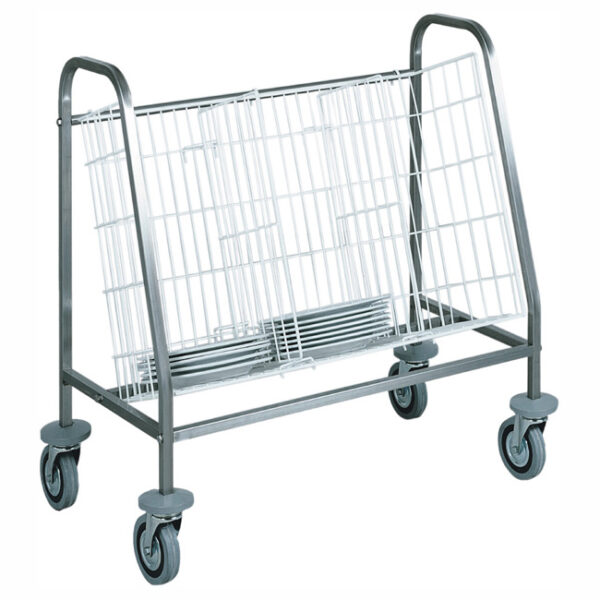 Carucior transport farfurii cu un cos, 880x500x920mm