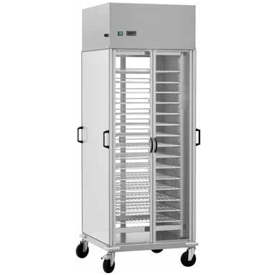 Carucior refrigerare pentru farfurii, 10 grile GN2/1