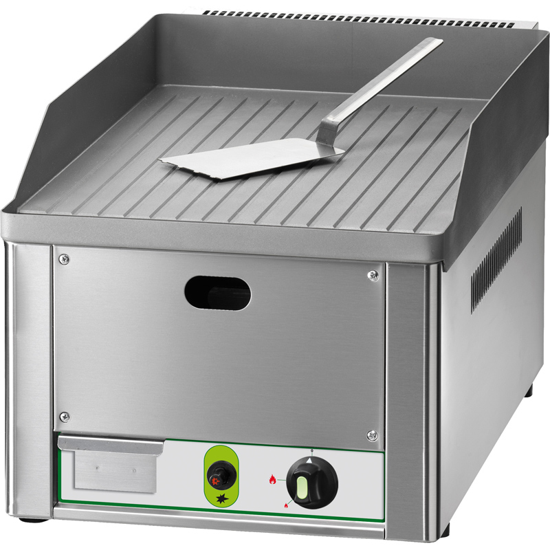 IFFRY1RM11 Fry top pe gaz cu suprafata striata, 325x480mm - imagine 1