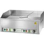 Fry top electric cu suprafata neteda, cromata 650x480mm