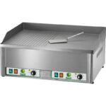 Fry top electric cu suprafata neteda/ striata 650x480mm