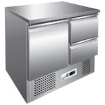 Saladeta cu 1 usa si 2 sertare, 900x700x850mm
