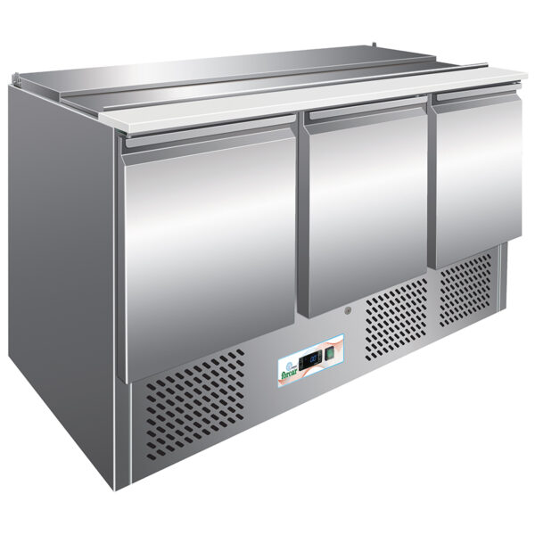 Saladeta cu 3 usi, 1365x700x850mm