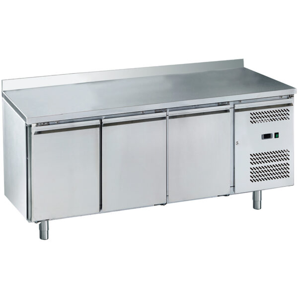 Masa frigorifica cu 3 usi si rebord, 1795x600mm