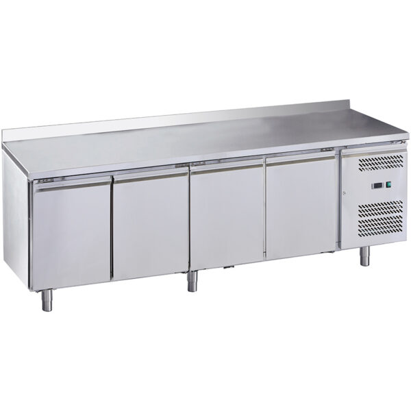 Masa frigorifica cu 4 usi si rebord, 2230x600mm