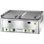 Grill cu roca vulcanica pe gaz, 660x540mm