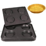 Placa aparat tarte, 4 forme rotunde 125mm