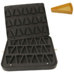 Placa aparat tarte, 27 forme felii de tort 67x38mm