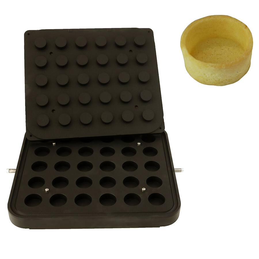 II07.FCTP2923 Placa aparat tarte, 30 forme cilindru 39mm - imagine 1