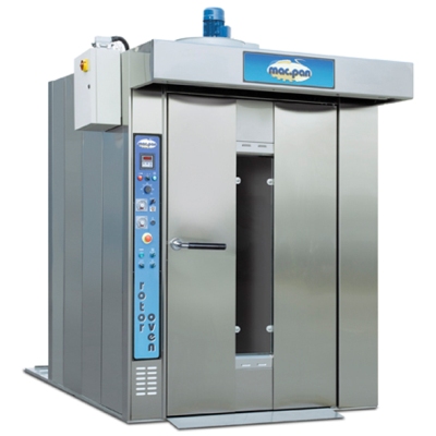 Cuptor rotativ pe gaz/ motorina pentru patiserie si panificatie, 18 tavi 400x600mm