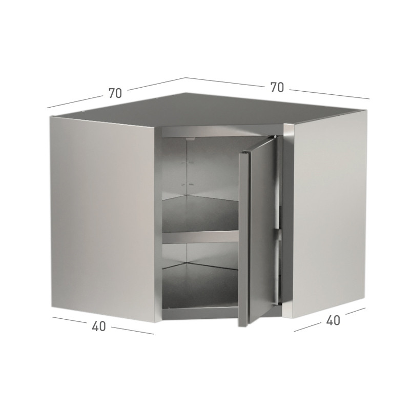 IRDSPAAPB77646 Dulap de perete, de colt cu inaltimea de 650mm - imagine 1