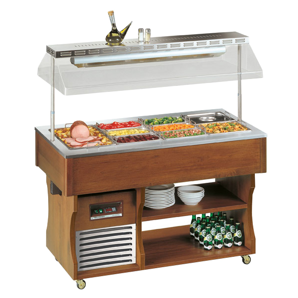 Bufet bain marie ISOLA, 2062x750x1524mm