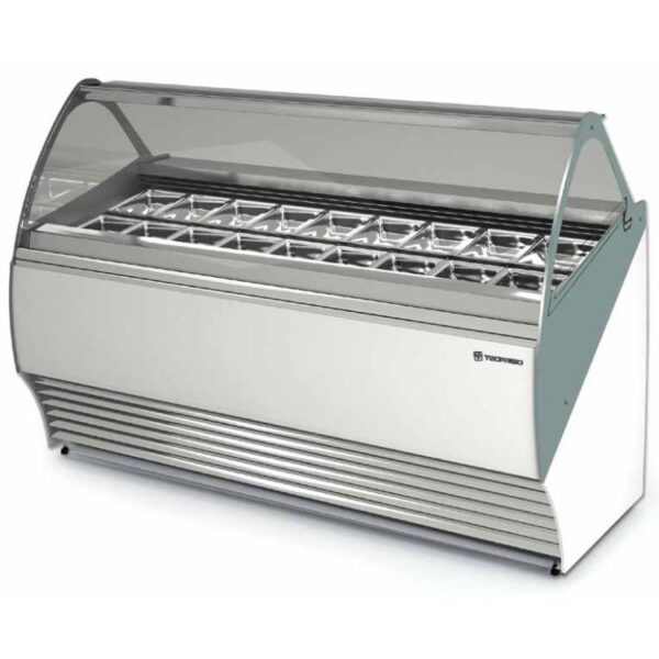 Vitrina pentru inghetata, 9+9 cuve