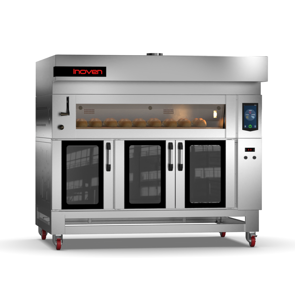 Koza1-dospitor Cuptor electric pentru panificatie Koza cu o camera si dospitor, 4 tavi 600x400mm - imagine 1
