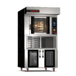 Cuptor rotativ electric pentru panificatie, Nicea 5 tavi 600x400mm, cu dospitor