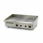 Fry top electric cu suprafata neteda/striata, 730x500mm