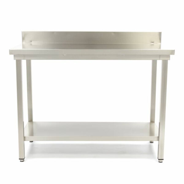 Masa de lucru cu polita si rebord, 800x700mm