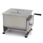 Malaxor carne manual cu 2 axe, 30 litri