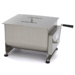 Malaxor carne manual cu 2 axe, 40 litri