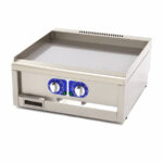 Fry top electric cu suprafata striata, 600x600x240mm