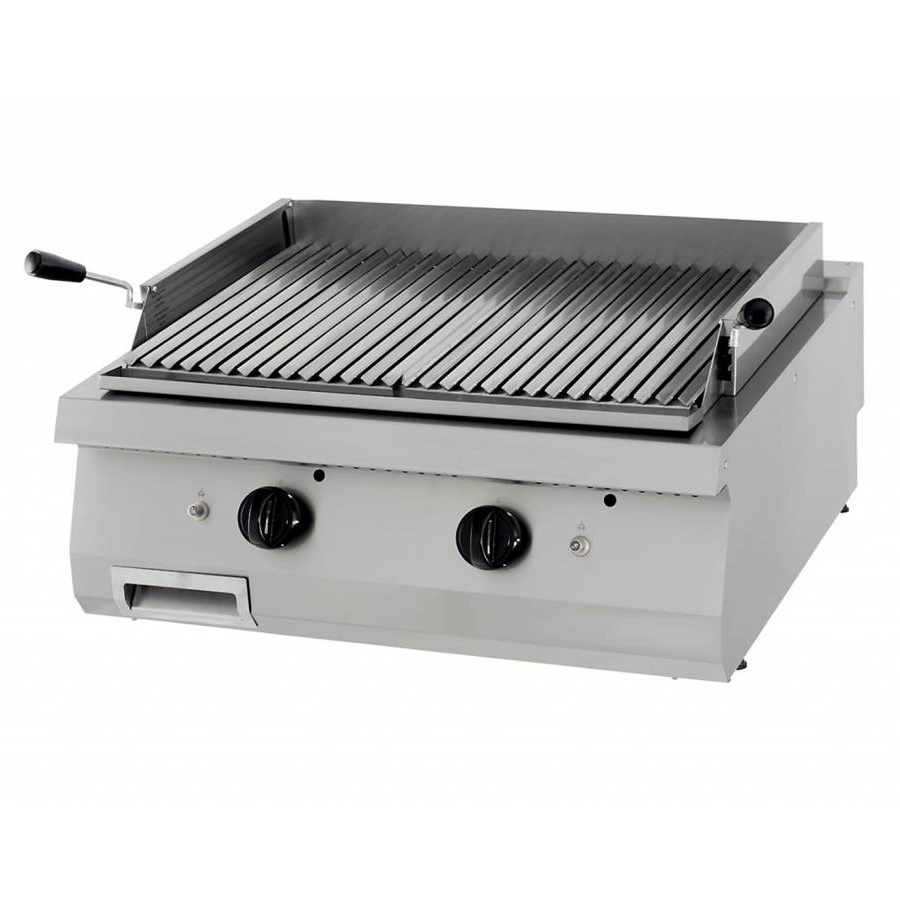 OM0939800035 Grill cu roca vulcanica, 800x700x280mm - imagine 1