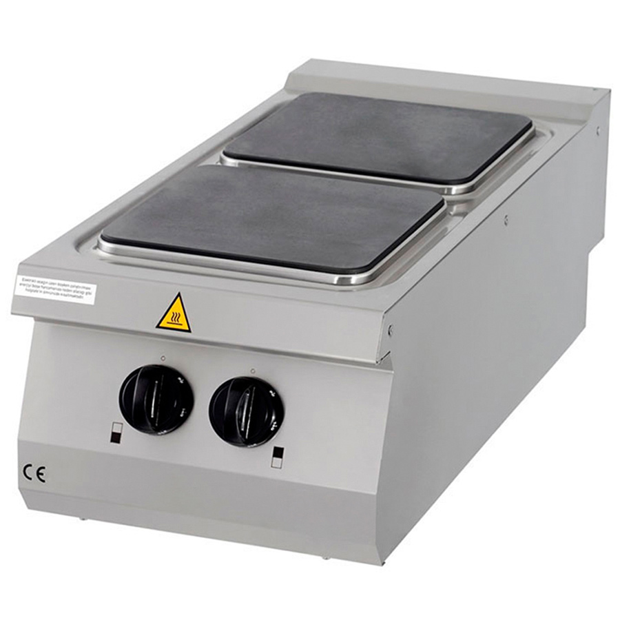 OM0939853535 Masina de gatit electrica cu 2 plite patrate, 4kW - imagine 1