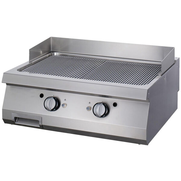 Fry-top electric cu suprafata striata, 800x900x280mm