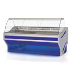 Vitrina frigorifica cu geam curbat, 1530x1070x1220mm